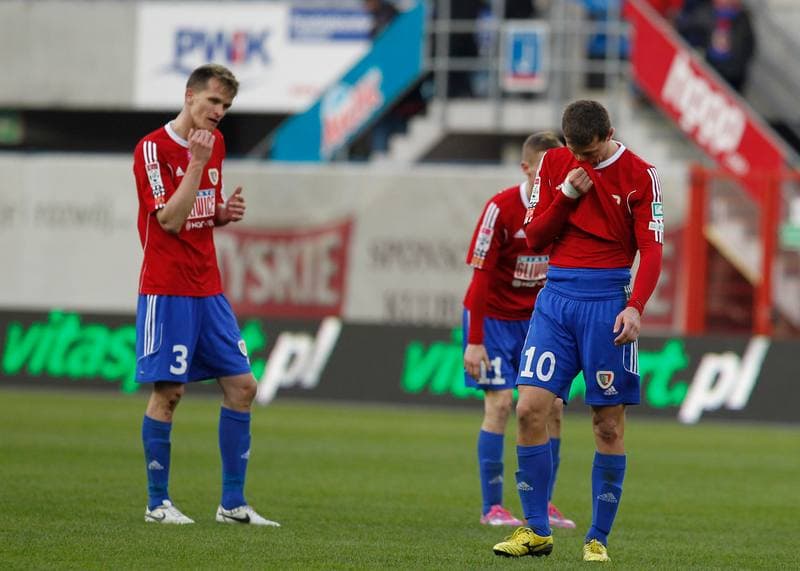 Football. T-Mobile Ekstraklasa. Piast Gliwice - Korona Kielce. 22.03.2015
