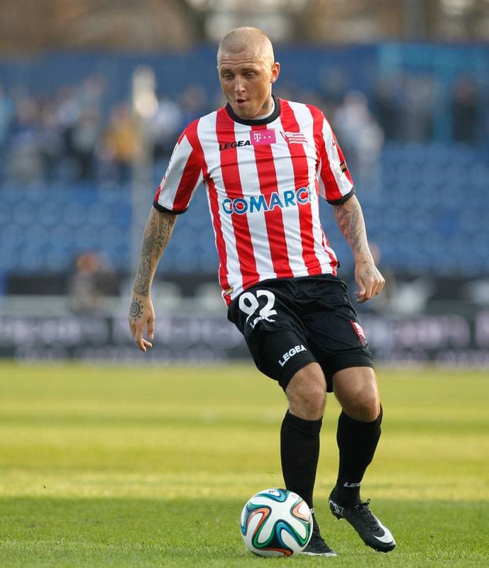 Football. T-Mobile Ekstraklasa. Ruch Chorzow - Cracovia Krakow. 10.04.2015