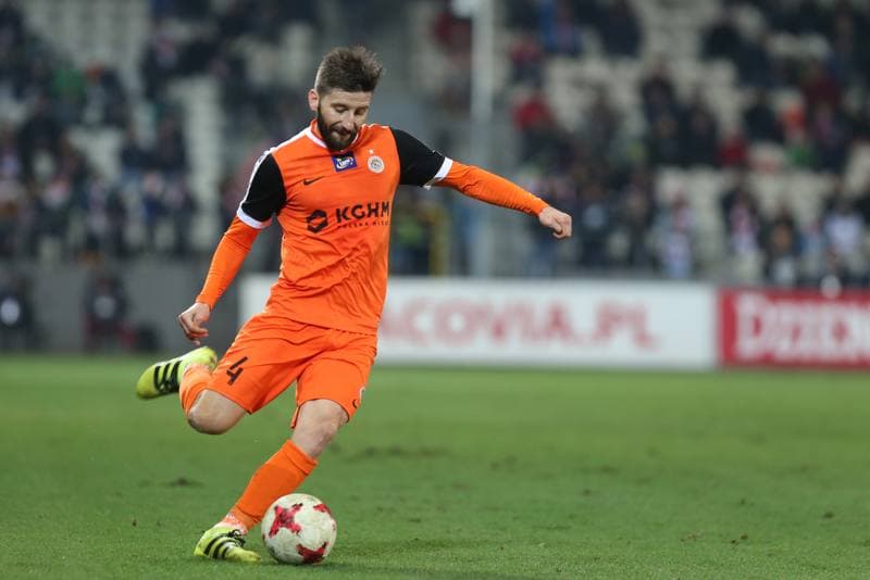 Football. Lotto Ekstraklasa. Cracovia Krakow - Zaglebie Lubin. 13.03.2017