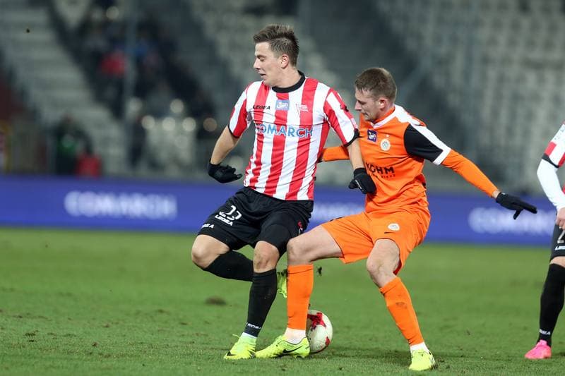 Football. Lotto Ekstraklasa. Cracovia Krakow - Zaglebie Lubin. 13.03.2017