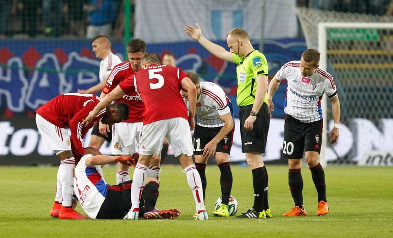Football. T-Mobile Ekstraklasa. Wisla Krakow - Gornik Zabrze. 09.05.2015