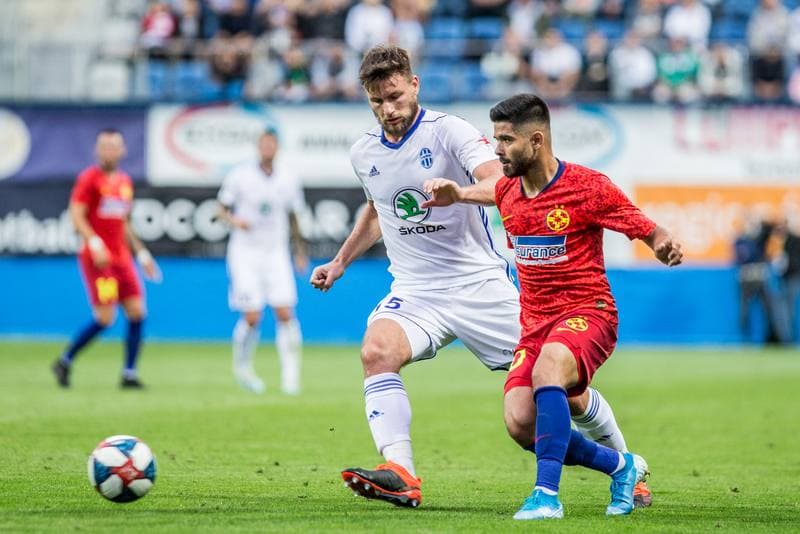 Football. UEFA Europa League. FK Mlada Boleslav - FCSB. 15.08.2019