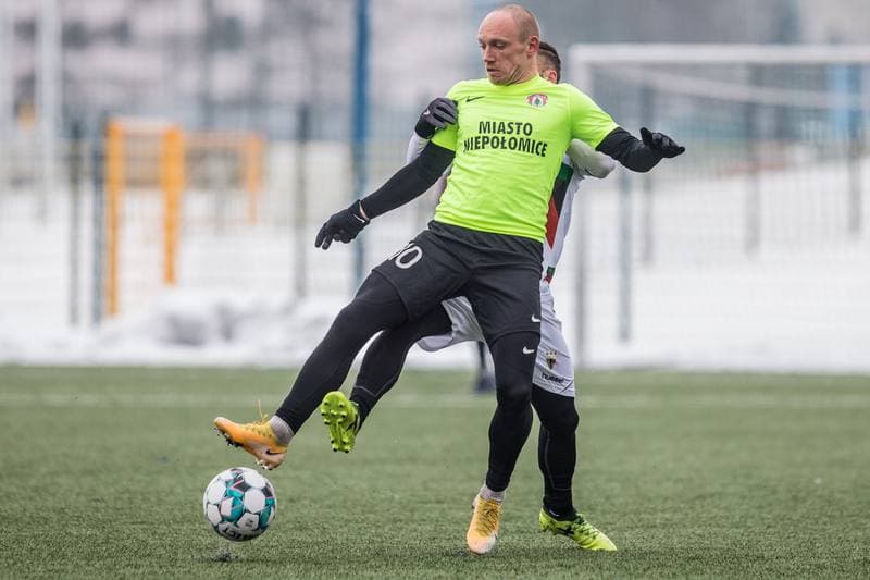 Football. Sparing. GKS Tychy - Puszcza Niepolomice. 13.02.2021