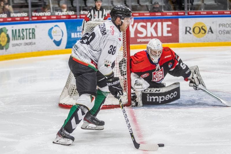 Ice Hockey. Polska Hokej Liga. GKS Tychy - STS Ciarko Sanok. 23.02.2021