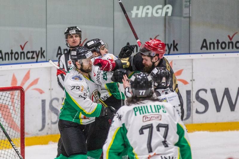 Ice Hockey. Polska Hokej Liga. JKH GKS Jastrzebie - Comarch Cracovia. 27.03.2021