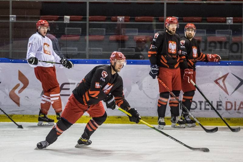 Ice Hockey. Poland national team. Training. 13.04.2021