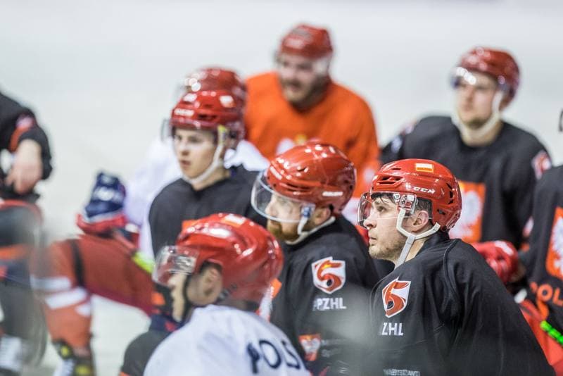Ice Hockey. Poland national team. Training. 13.04.2021
