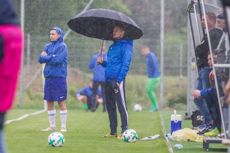 Football. Sparing. LKS Goczalkowice Zdroj - Wieczysta Krakow. 11.07.2020
