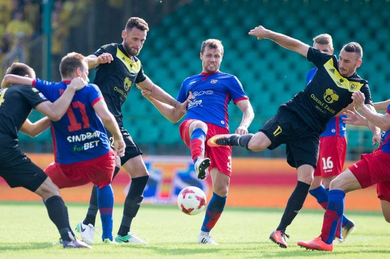 Football. Nice I Liga. GKS Katowice - Odra Opole. 27.08.2017