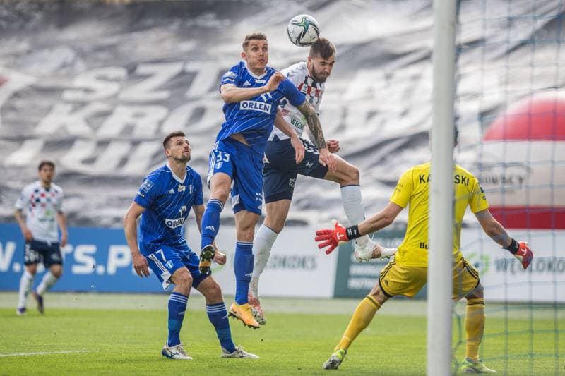 Football. PKO BP Ekstraklasa. Gornik Zabrze - Wisla Plock. 24.04.2021