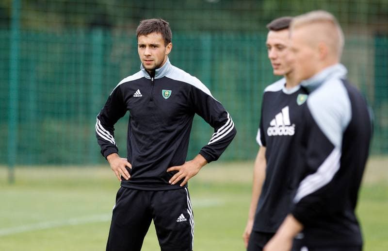 Football. GKS Katowice. Training. 28.05.2015