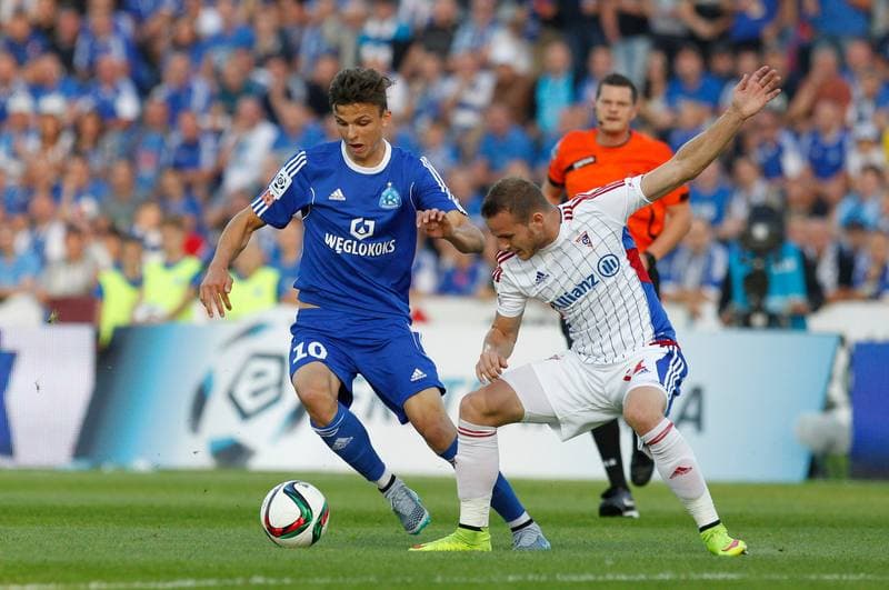 Football. T-Mobile Ekstraklasa. Ruch Chorzow - Gornik Zabrze. 04.10.2014