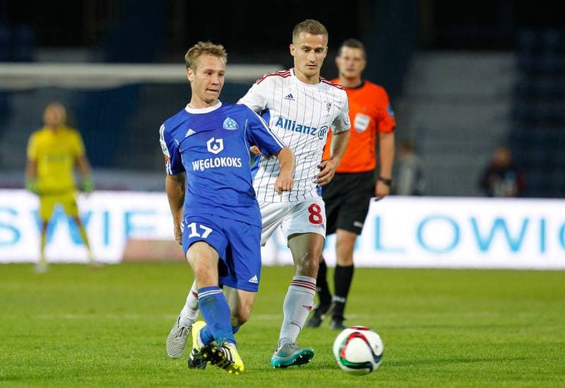 Football. T-Mobile Ekstraklasa. Ruch Chorzow - Gornik Zabrze. 04.10.2014