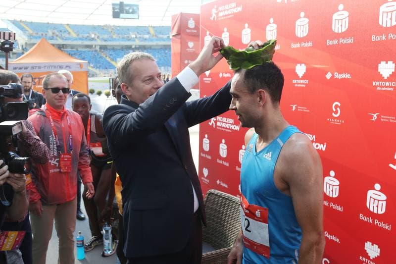 Athletics. PKO Silesia Marathon. Wojciech Saluga - Damian Pieterczyk. 01.10.2017