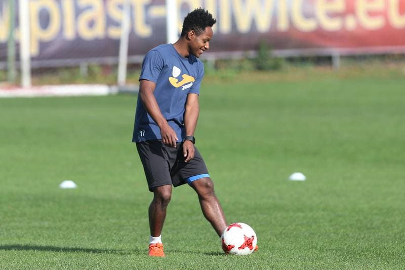 Football. Piast Gliwice. Training. 18.10.2017