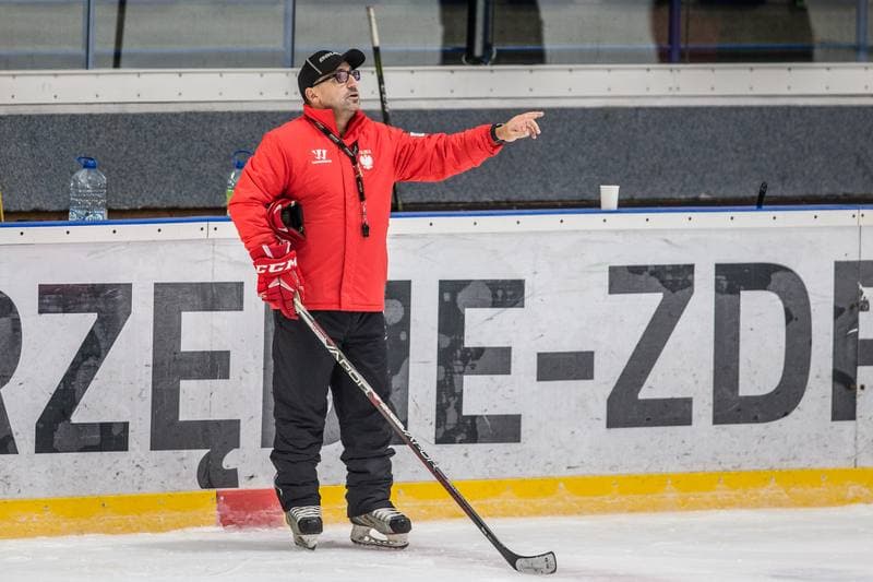 Ice Hockey. Poland national team. Training. 02.11.2020
