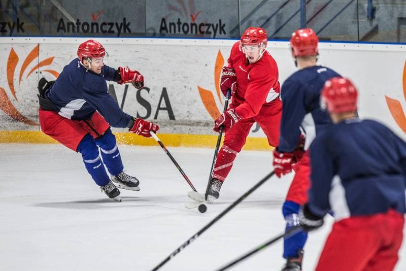Ice Hockey. Poland national team. Training. 02.11.2020