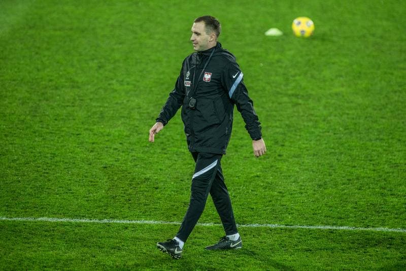 Football. Poland national team. Training. 09.11.2020