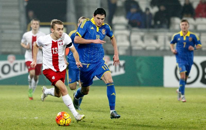 Football. International Friendly. Poland U21 - Ukraine U20. 16.11.2015