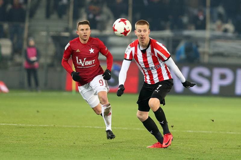 Football. Lotto Ekstraklasa. Cracovia Krakow - Wisla Krakow. 13.12.2017