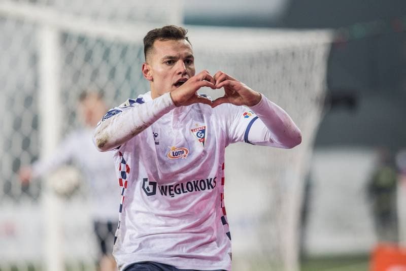 Football. PKO BP Ekstraklasa. Gornik Zabrze - Pogon Szczecin. 12.12.2021