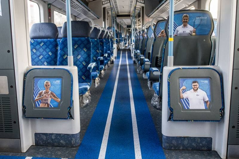 Athletics. Train of Champions. Presentation. 18.12.2020