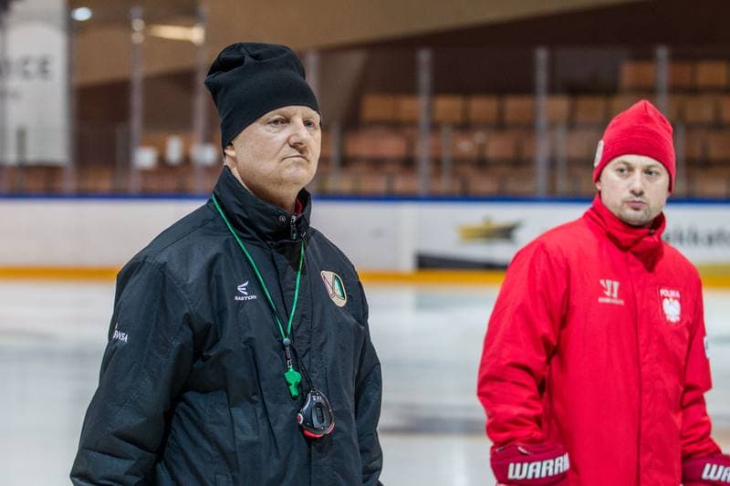 Ice Hockey. Poland national team. Training. 04.01.2022