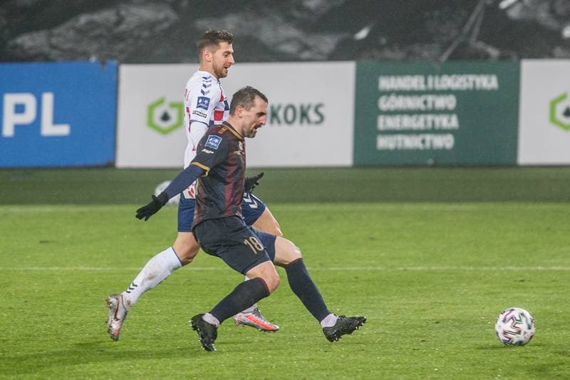 Football. PKO BP Ekstraklasa. Gornik Zabrze - Pogon Szczecin. 27.11.2020