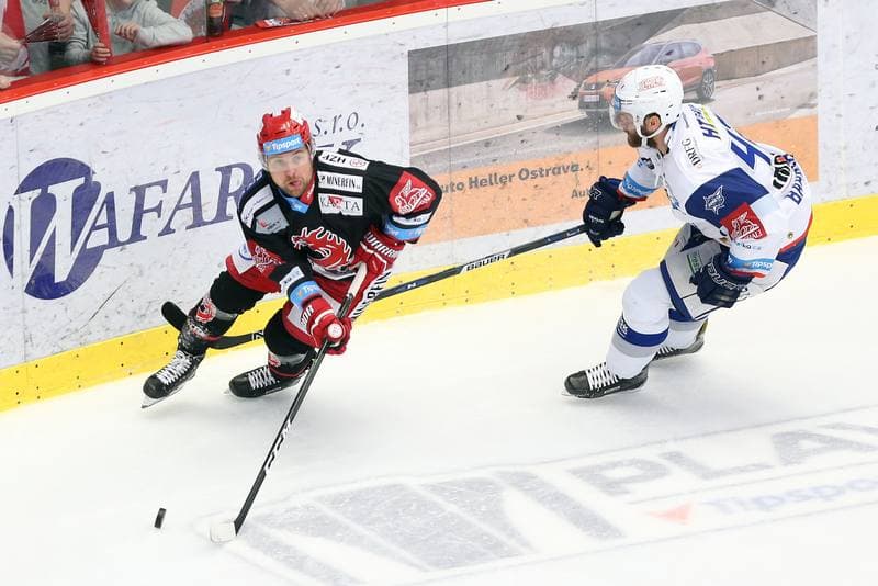 Ice Hockey. Tipsport Extraliga. Ocelari Trinec - Kometa Brno. 14.04.2018