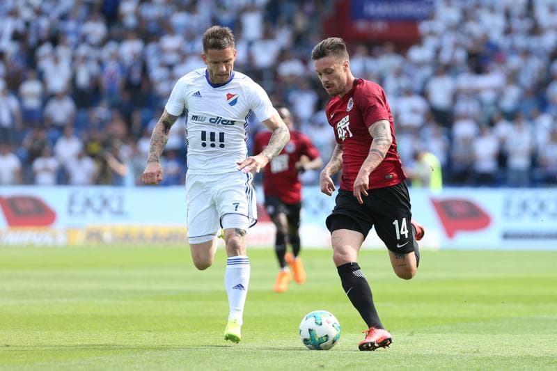 Football. HET Liga. Banik Ostrava - AC Sparta Prague. 28.04.2018