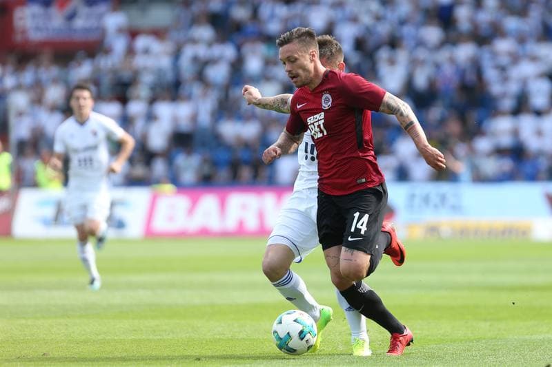 Football. HET Liga. Banik Ostrava - AC Sparta Prague. 28.04.2018