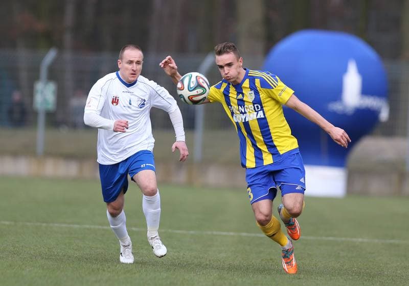 Football. I Liga. MKS Kluczbork - Arka Gdynia. 26.03.2016
