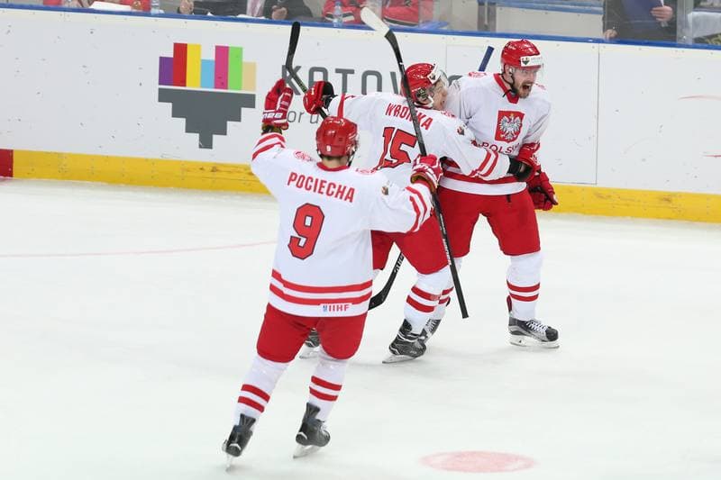 Ice Hockey. World Championship Division 1A. Poland - Slovenia. 26.04.2016