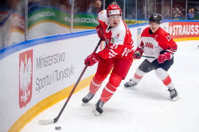 Ice Hockey. World Championship Division 1 Group B. Poland - Japan. 01.05.2022