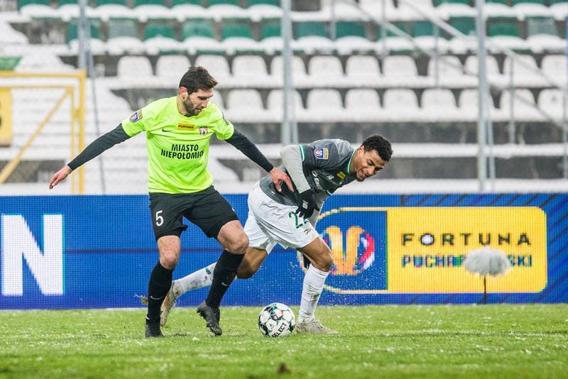 Football. Fortuna Puchar Polski. Puszcza Niepolomice - Lechia Gdansk. 07.02.2021