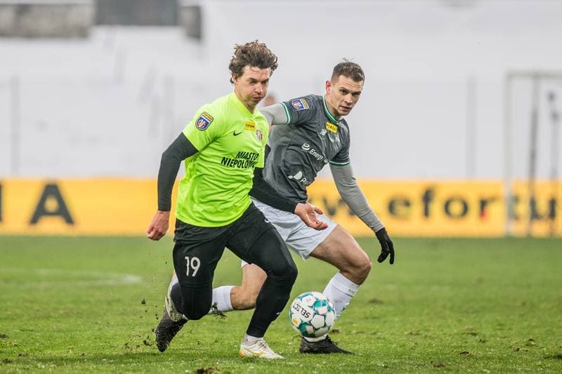 Football. Fortuna Puchar Polski. Puszcza Niepolomice - Lechia Gdansk. 09.02.2021