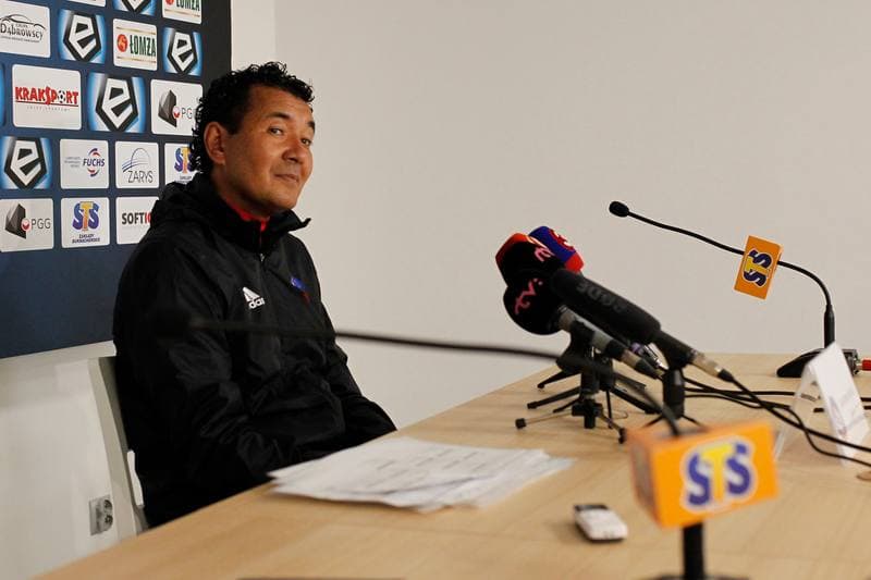 Football. AS Trencin. Press Conference. 25.07.2018