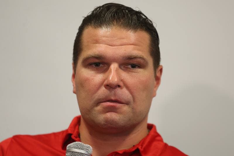 Ice Hockey. Poland national team. Press Conference. 21.08.2018