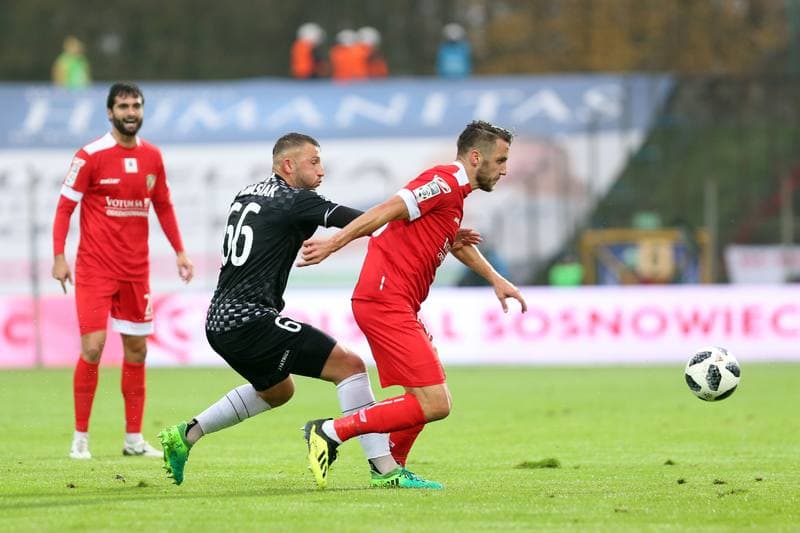 Football. Lotto Ekstraklasa. Zaglebie Sosnowiec - Miedz Legnica. 20.10.2018