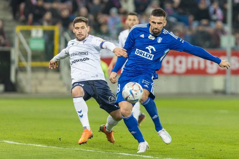 Football. PKO BP Ekstraklasa. Gornik Zabrze - Wisla Plock. 17.03.2023