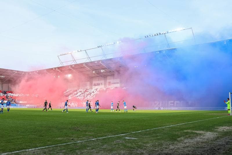 Football. Fortuna I Liga. Ruch Chorzow - LKS Lodz. 19.03.2023