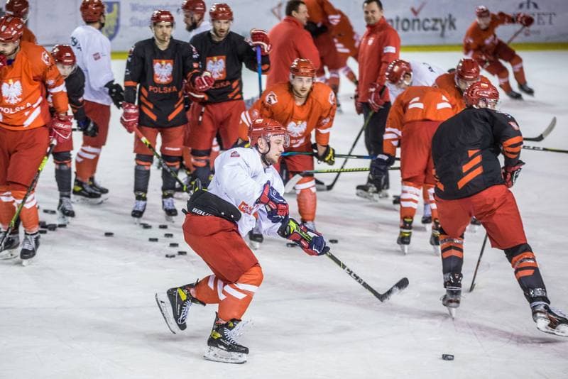 Ice Hockey. Poland national team. Training. 13.04.2021