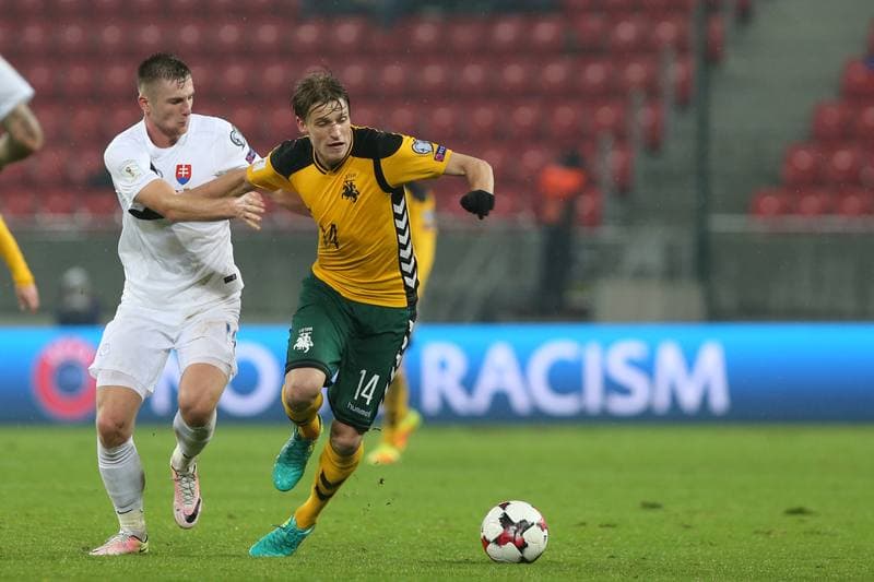 Football. World Cup Qualifiers. Slovakia - Lithuania. 11.11.2016