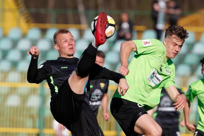 Football. II Liga. Rozwoj Katowice - Gornik Leczna. 18.04.2019
