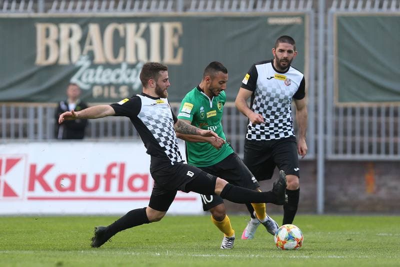 Football. Fortuna I Liga. GKS 1962 Jastrzebie - Bytovia Bytow. 24.04.2019