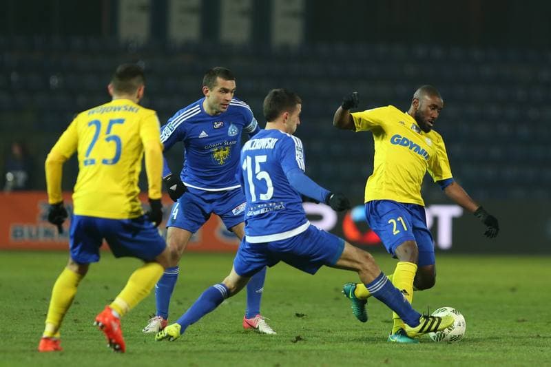 Football. Lotto Ekstraklasa. Ruch Chorzow - Arka Gdynia. 05.12.2016