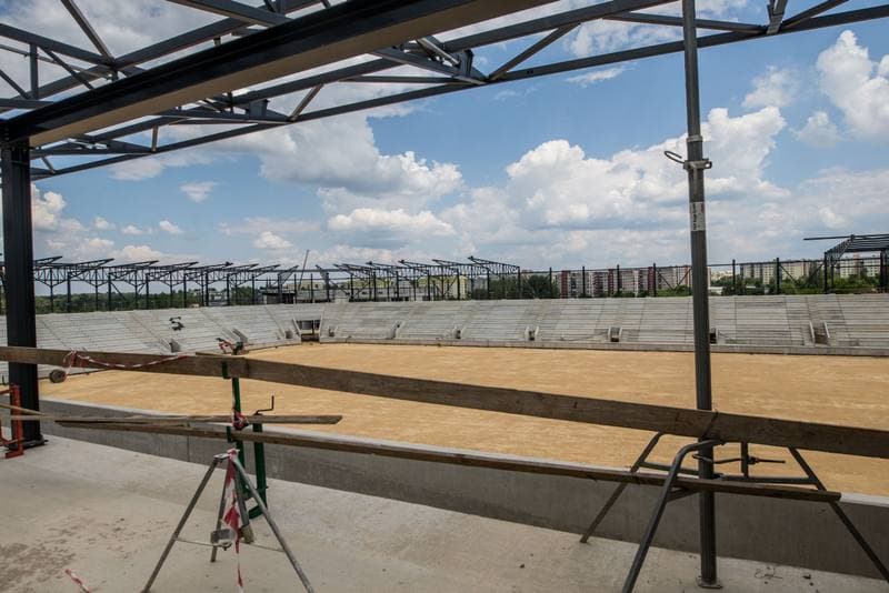 Football. Zaglebiowski Park Sportowy. Construction. 09.06.2021