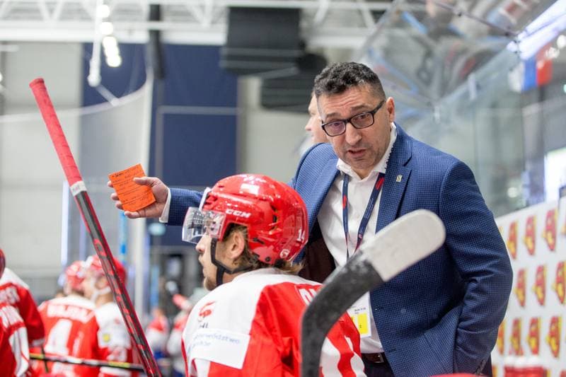 Ice Hockey. World Championship Division 1 Group B. Serbia - Poland. 29.04.2022