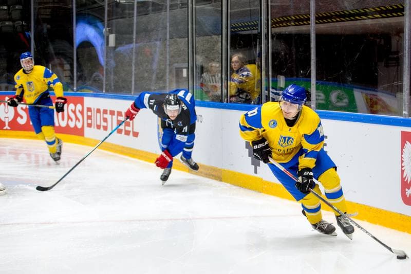 Ice Hockey. World Championship Division 1 Group B. Estonia - Ukraine. 01.05.2022