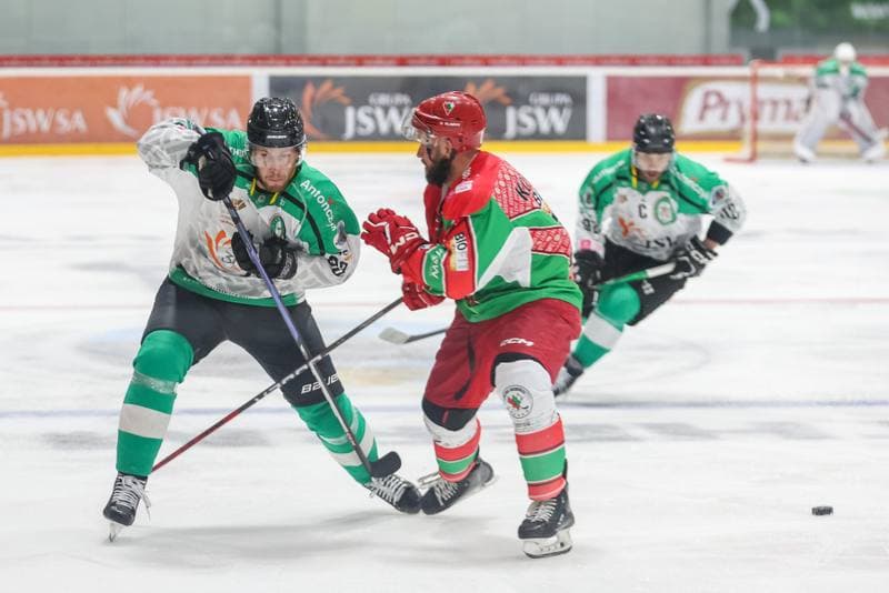 Ice Hockey. Tauron Hokej Liga. JKH GKS Jastrzebie - Zaglebie Sosnowiec. 15.09.2023